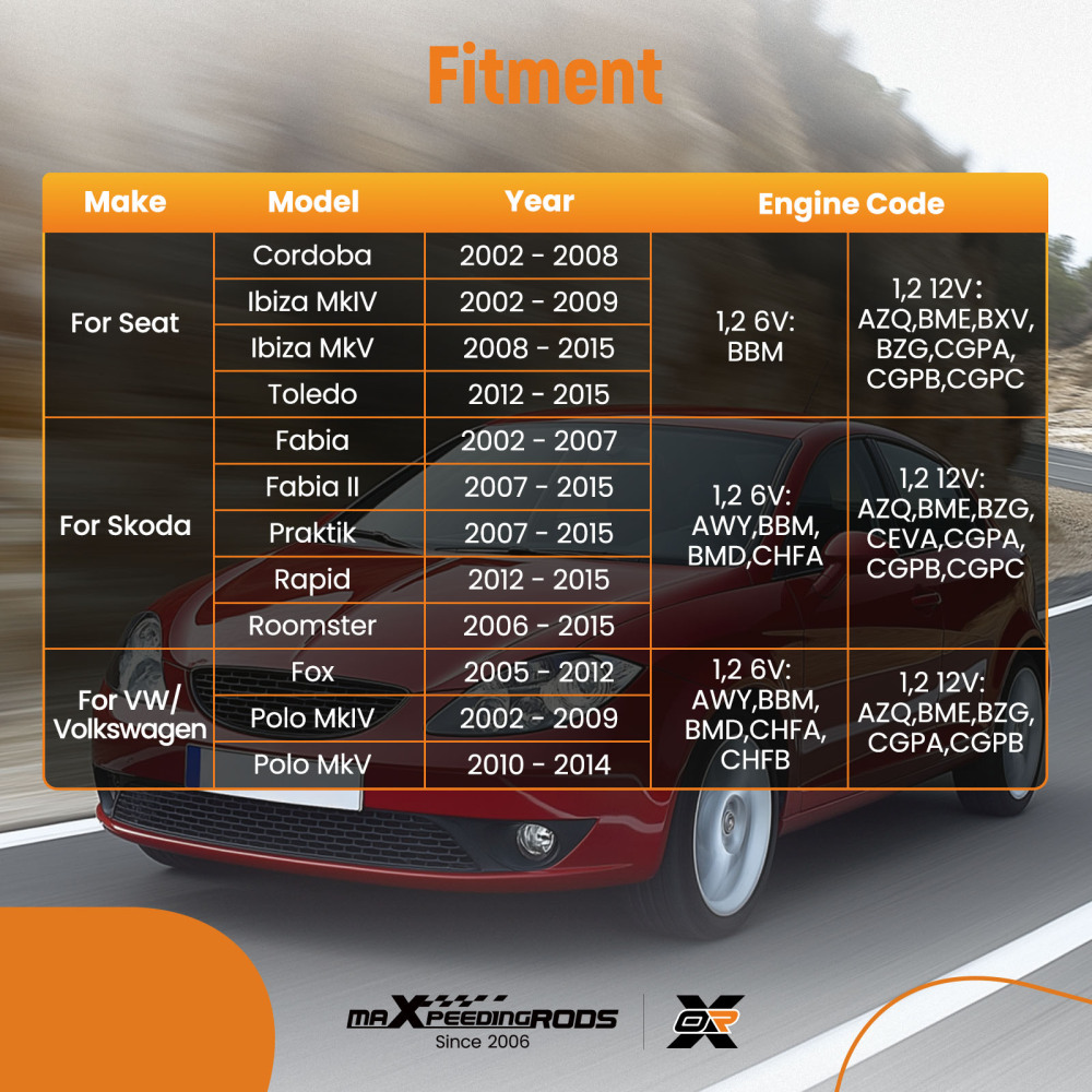 Camshaft Aligning Crankshaft Lock Tool compatible for VW Polo Fox compatible for Seat Cordoba 1.2L 6/12V