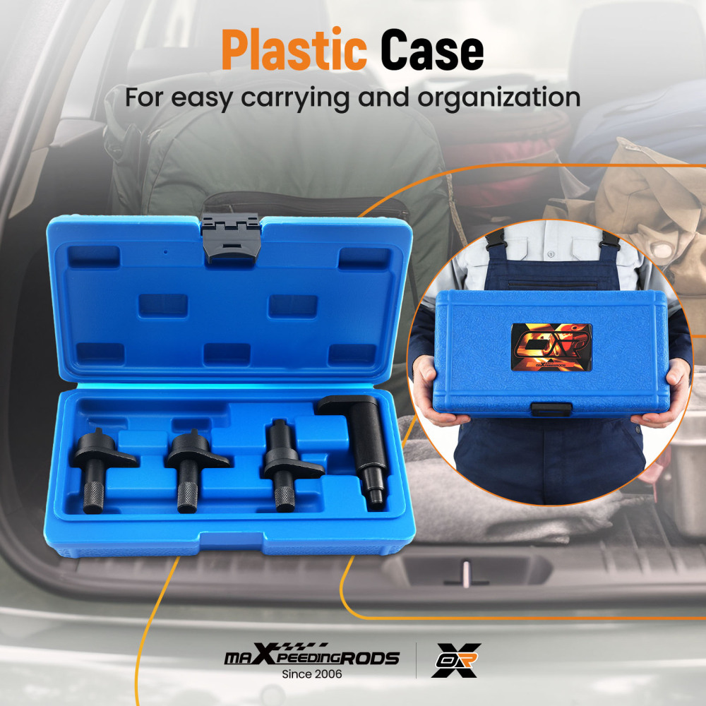 Camshaft Aligning Crankshaft Lock Tool compatible for VW Polo Fox compatible for Seat Cordoba 1.2L 6/12V