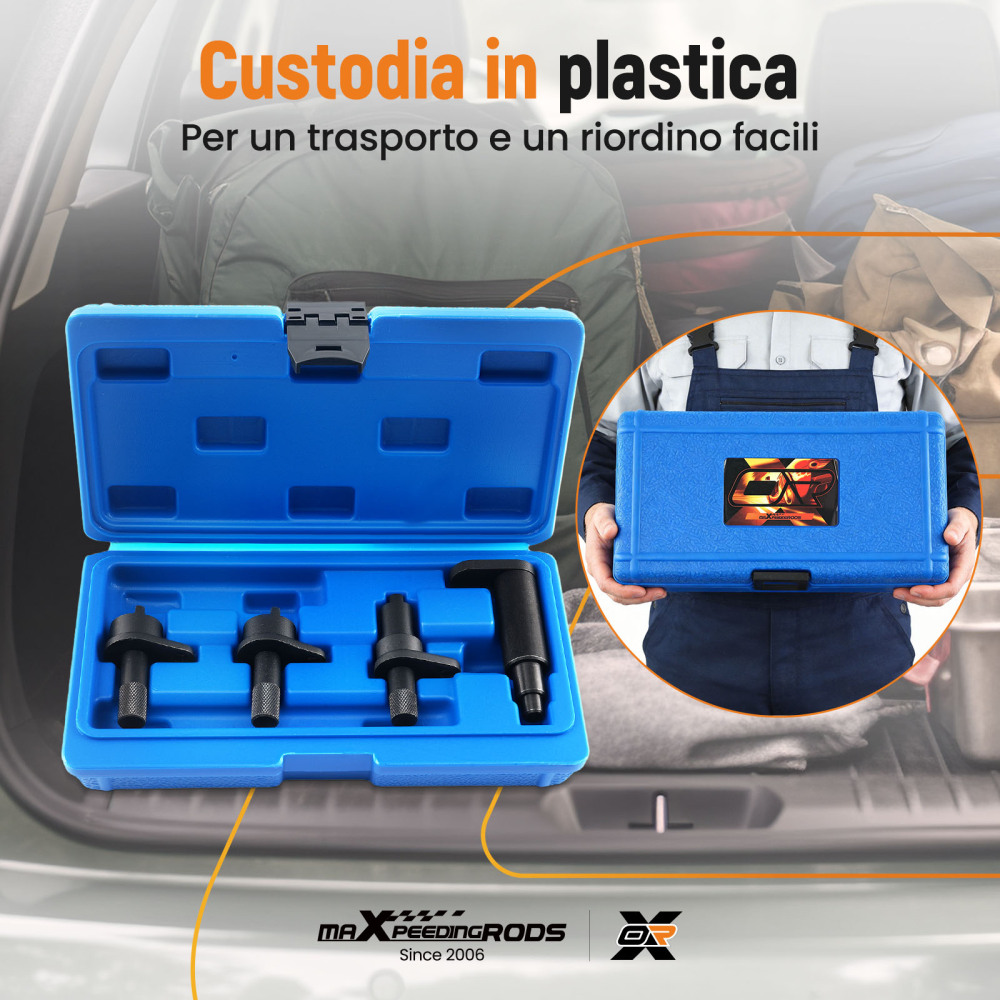 Attrezzi Bloccaggio 1.2 compatibile per VW Fox Polo Eos compatibile per Skoda Rapid compatibile per Seat Toledo 3Cil AWY