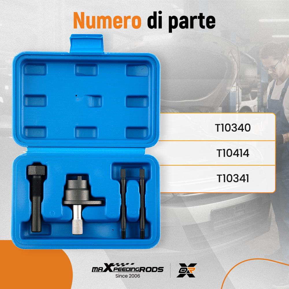 Attrezzo Allineamento Albero compatibile per VW Caddy Polo 1.2 TSI T10414 T10341