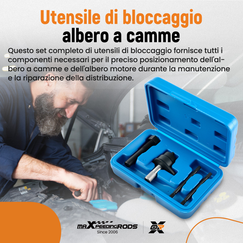 Attrezzo Allineamento Albero compatibile per VW Caddy Polo 1.2 TSI T10414 T10341