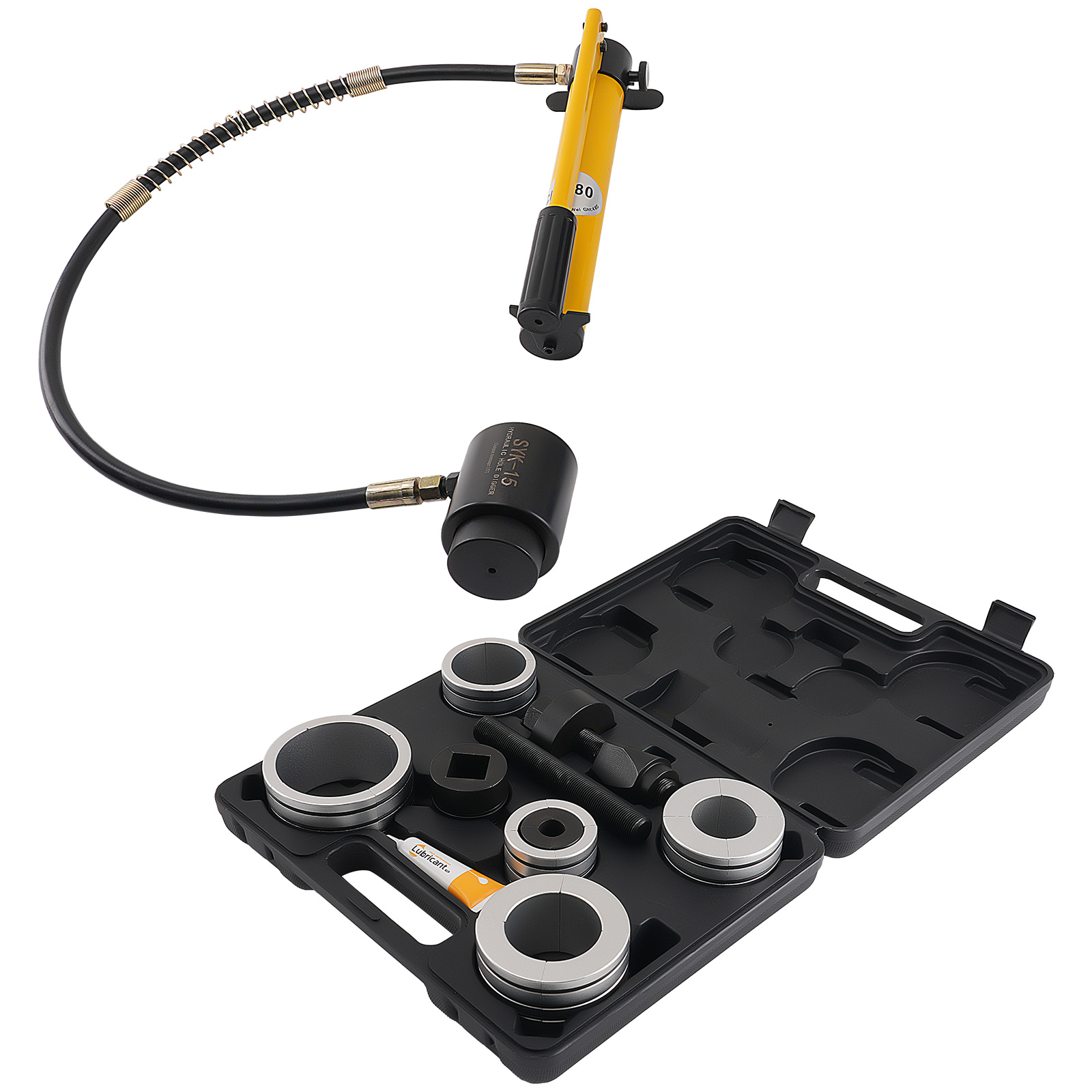 Hydraulic Exhaust Pipe Expander 10T Stretcher Tools Kit 1 5/8 To 4 1/4 78835