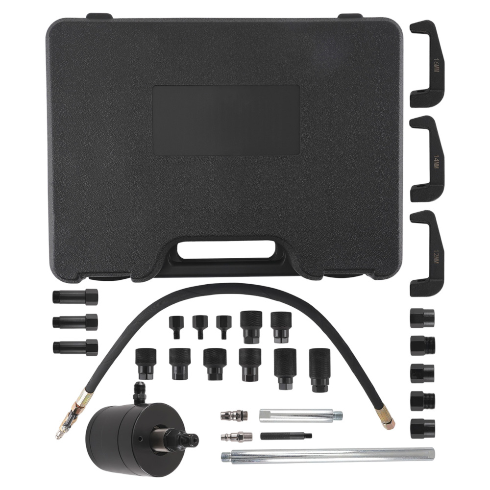 Estrattore for Iniettori Diesel 19 Adattatori Kit Completo Pneumatico