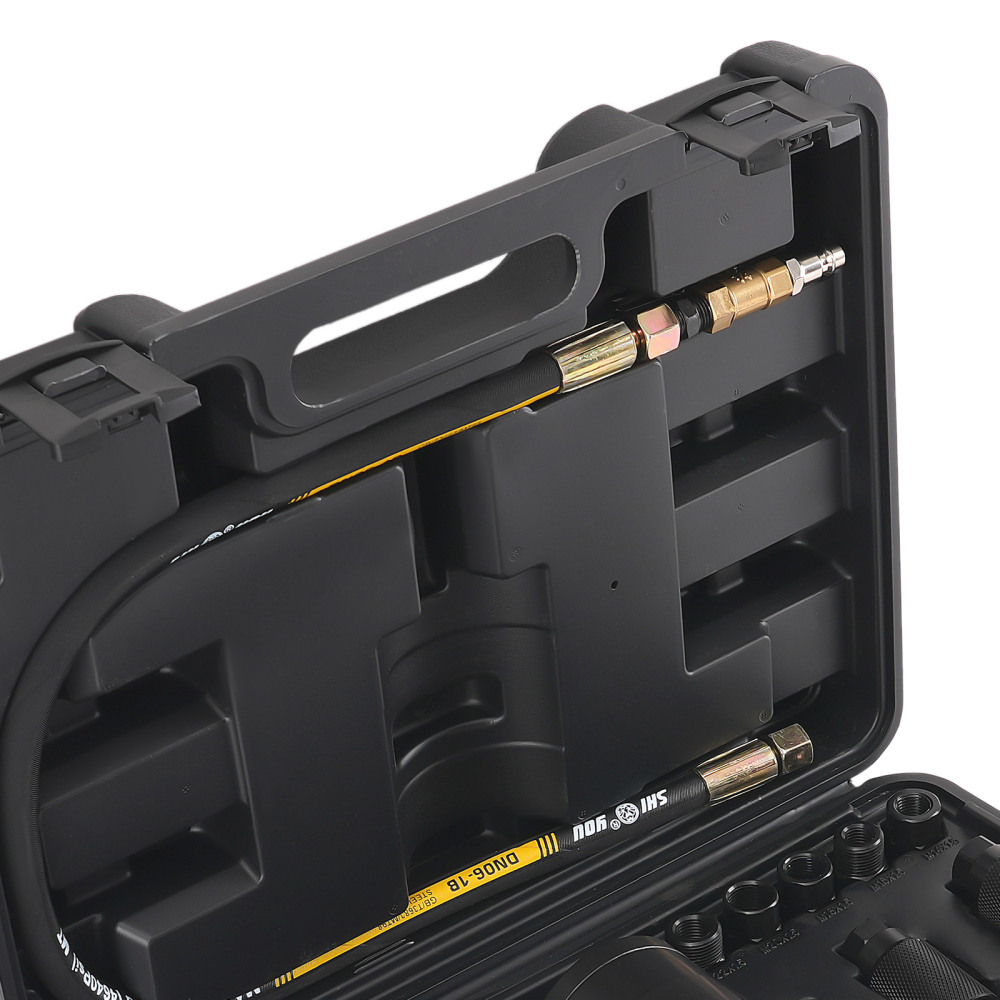 Estrattore for Iniettori Diesel 19 Adattatori Kit Completo Pneumatico