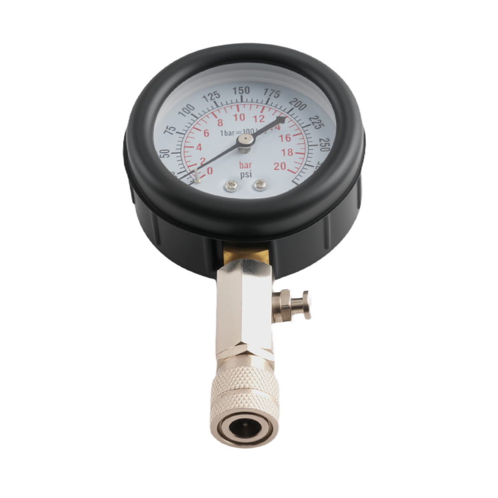 Compression Gauge Kit 0-300 PSI Engine Pressure Tester Petrol 14mm 18mm