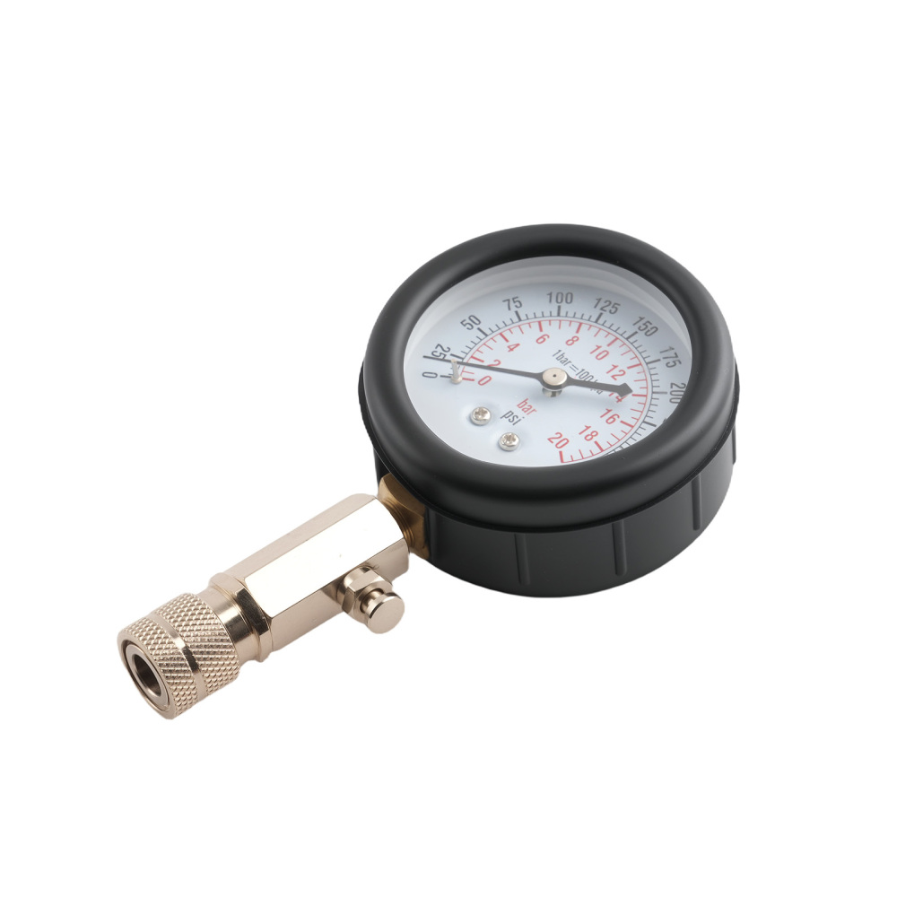 Compression Gauge Kit 0-300 PSI Engine Pressure Tester Petrol 14mm 18mm