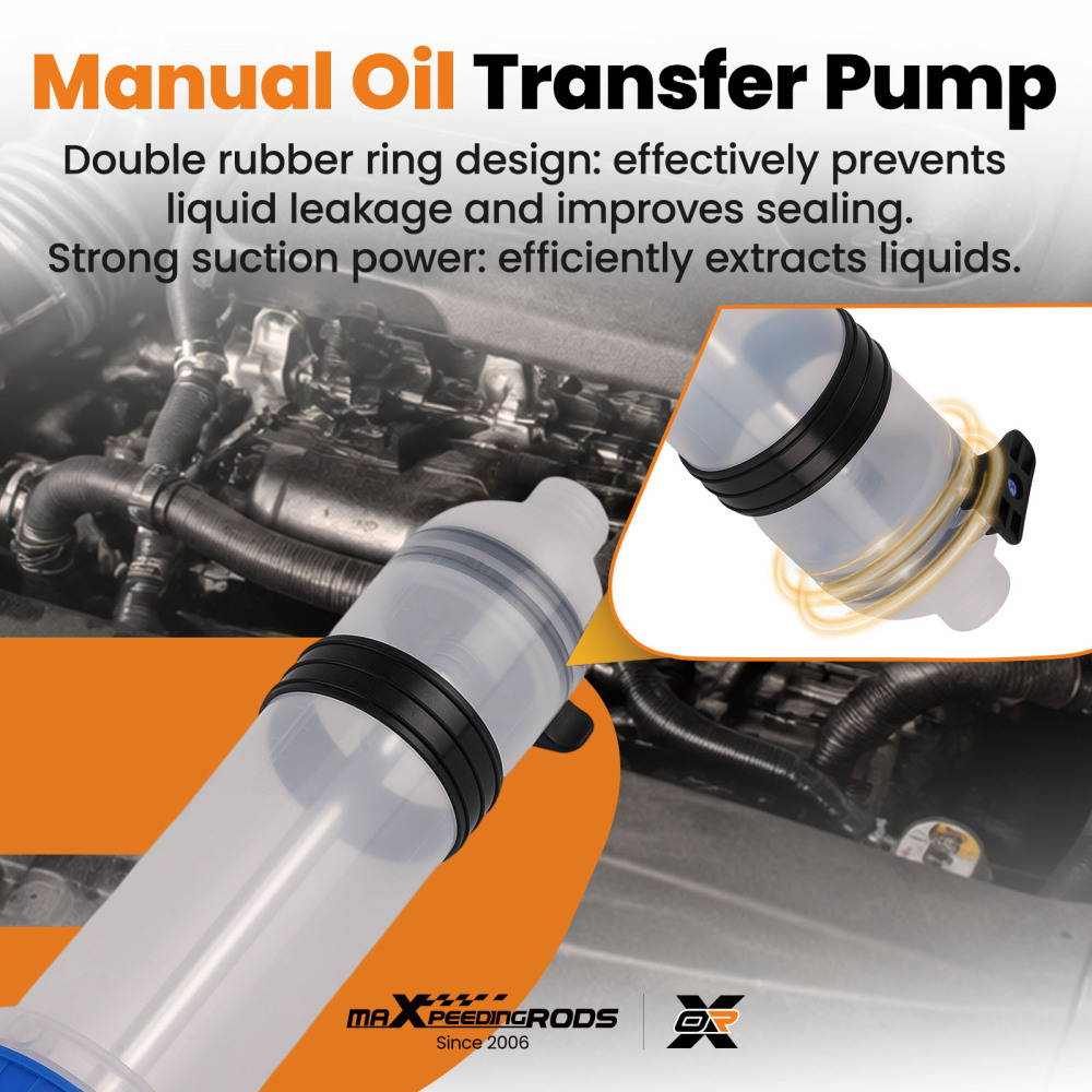 1.5L/500ml/200ml Oil Fluid Extractor Fluid Syringe Pump Suction Transfer Filling
