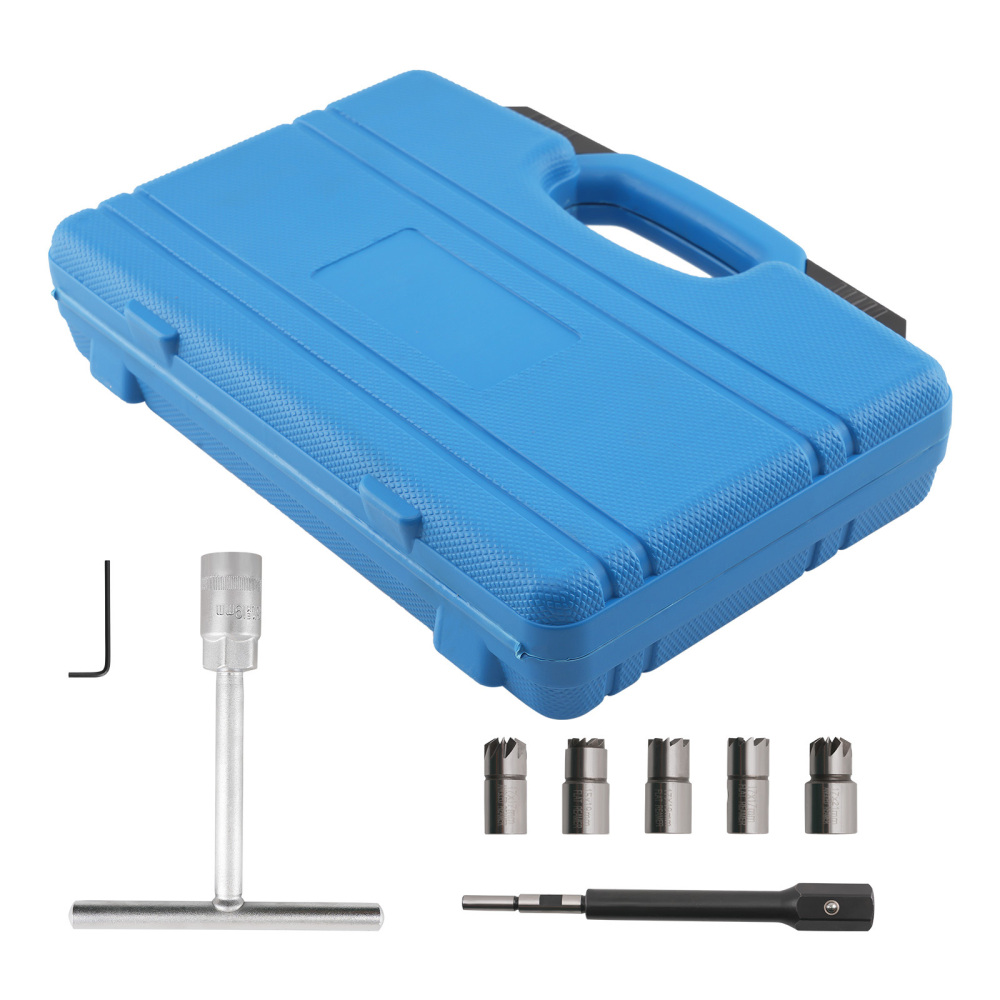 5pc Diesel Injector compatible for Seat Cutter Tool Set compatible for Mercedes CDI compatible for BMW Ford PSA