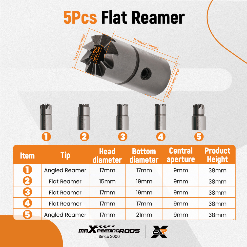 5pc Diesel Injector compatible for Seat Cutter Tool Set compatible for Mercedes CDI compatible for BMW Ford PSA