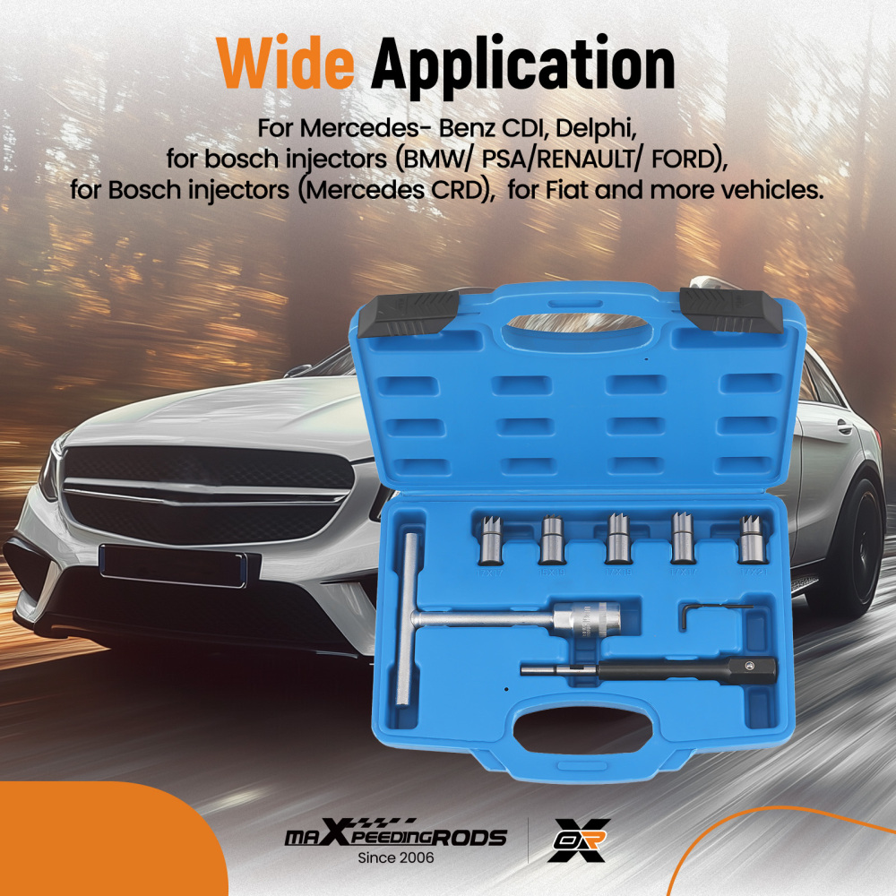 5pc Diesel Injector compatible for Seat Cutter Tool Set compatible for Mercedes CDI compatible for BMW Ford PSA