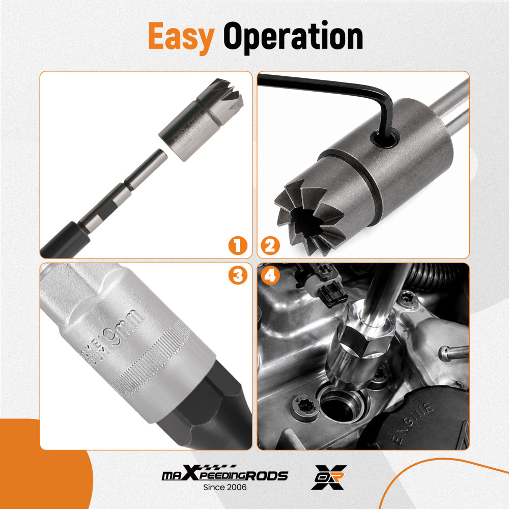 5pc Diesel Injector compatible for Seat Cutter Tool Set compatible for Mercedes CDI compatible for BMW Ford PSA