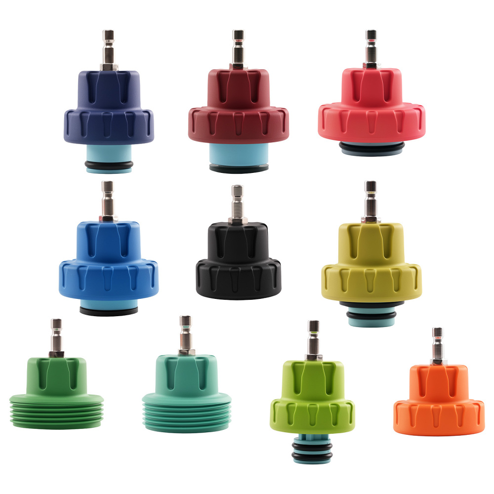 18pc Cooling System Test Radiator Pressure Tester Kit Purge Refill Vacuum Kit