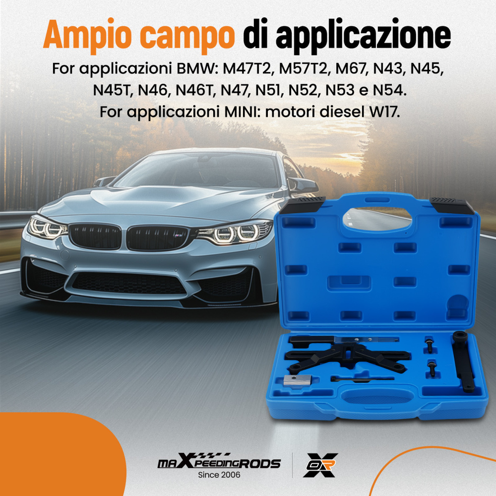 Attrezzi Bloccaggio Volano compatibile per BMW Mini M47T2 M57T2 M67 N43 N45T N46T N47 N51