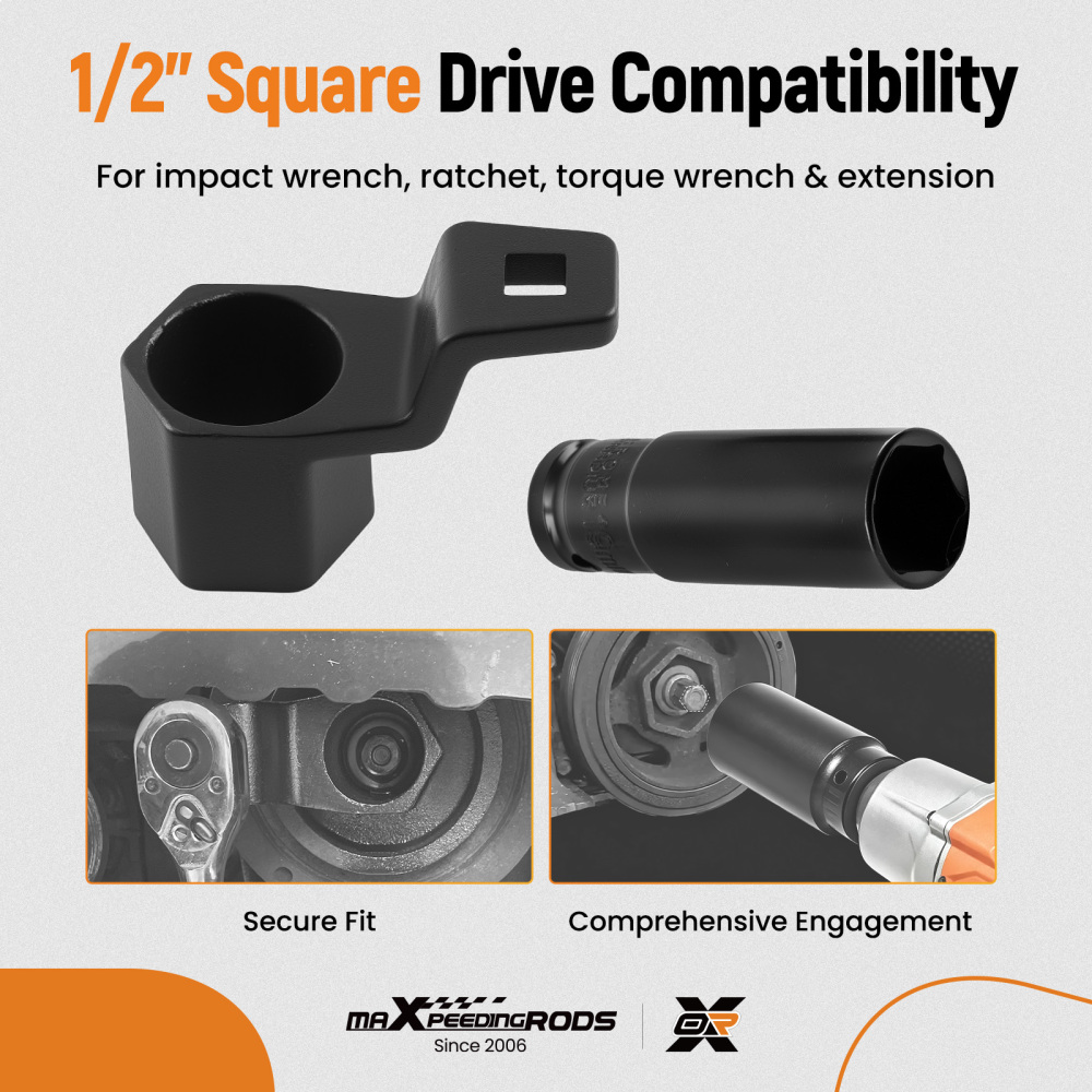 19mm Crank Bolt Removal Tool compatible for Honda CR-V Element Accord 1997-Onward