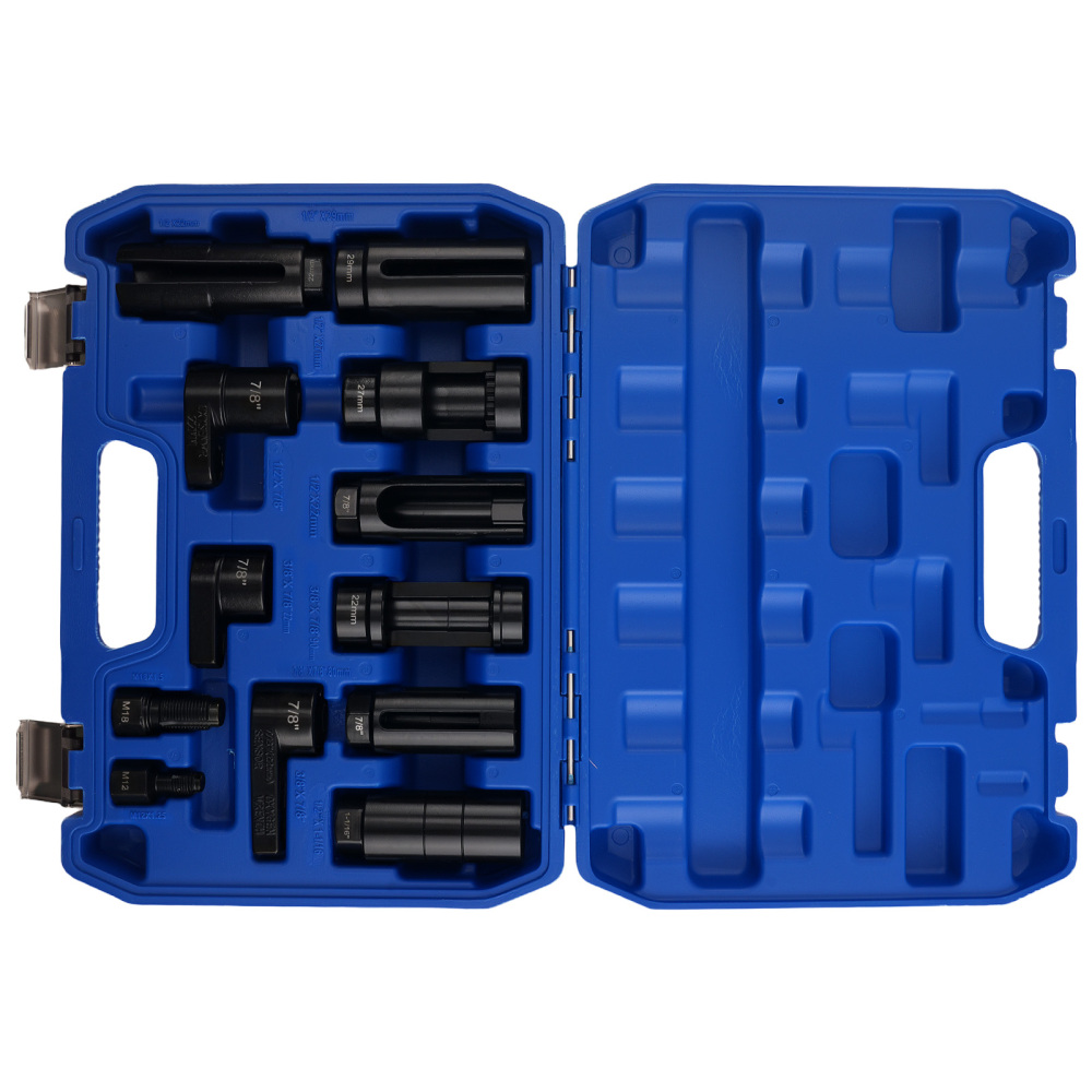 1/2 3/8 Drive Oxygen Sensor Socket 22mm 27mm 29mm 7/8 1 1-1/16 Set