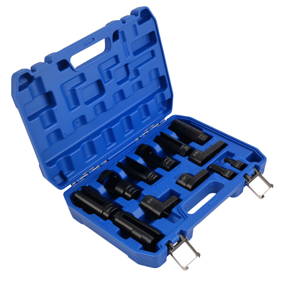 1/2 3/8 Drive Oxygen Sensor Socket 22mm 27mm 29mm 7/8 1 1-1/16 Set