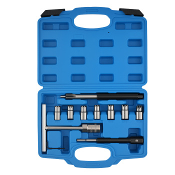 11pc Diesel Engine Carbon Cleaner Tool Kit for Cars Injector compatible for Seat Cutter Set