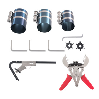 11* Engine Piston Ring Service Kit Compressor Pliers Groove Cleaner Tool
