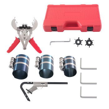 11* Engine Piston Ring Service Kit Compressor Pliers Groove Cleaner Tool