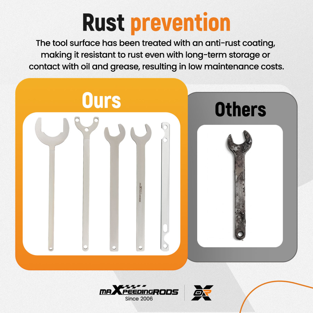 Cooling Fan Clutch Tool compatible for BMW Mercedes-Benz Ford Water Pump Wrench Set