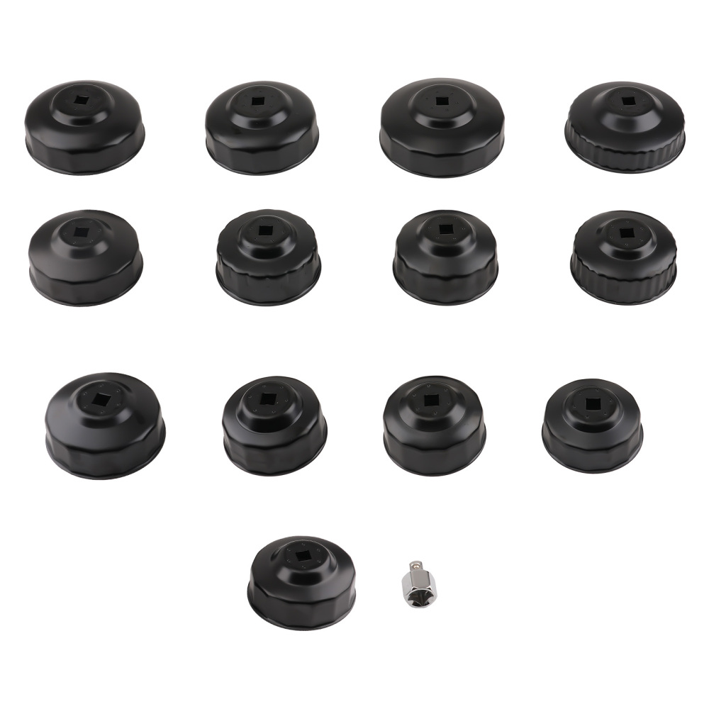 16pc Engine Oil Filter Socket Set compatible for Honda Mitsubishi Isuzu 65-100mm