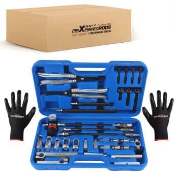 Engine Valve Spring Compressor Stem Seal Removal Tool compatible for VW Audi BMW Mercedes