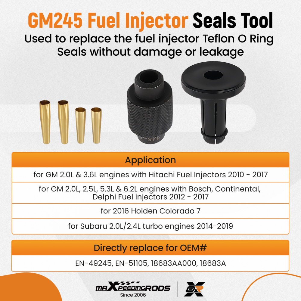 6706 Fuel Injector Rail Assembly Remover Tool EN-49248 compatible for Chevy GMC Cadillac GM