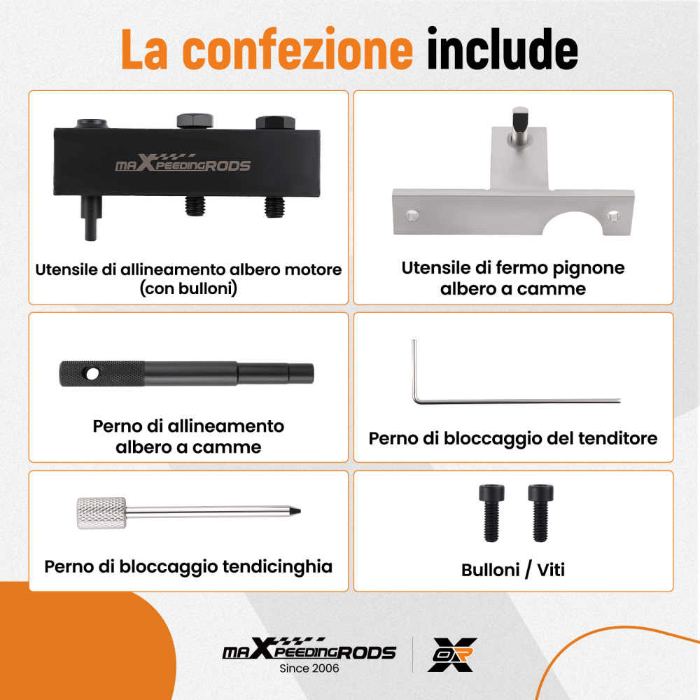Kit Attrezzi Distribuzione compatibile per Opel Astra B16DTJ EN-51143 EN-6130
