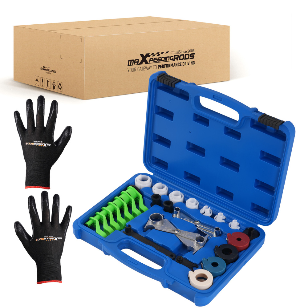 25PCS Quick Disconnect Removal Tool Set Fuel Line compatible for AC Hose Kit Aluminum