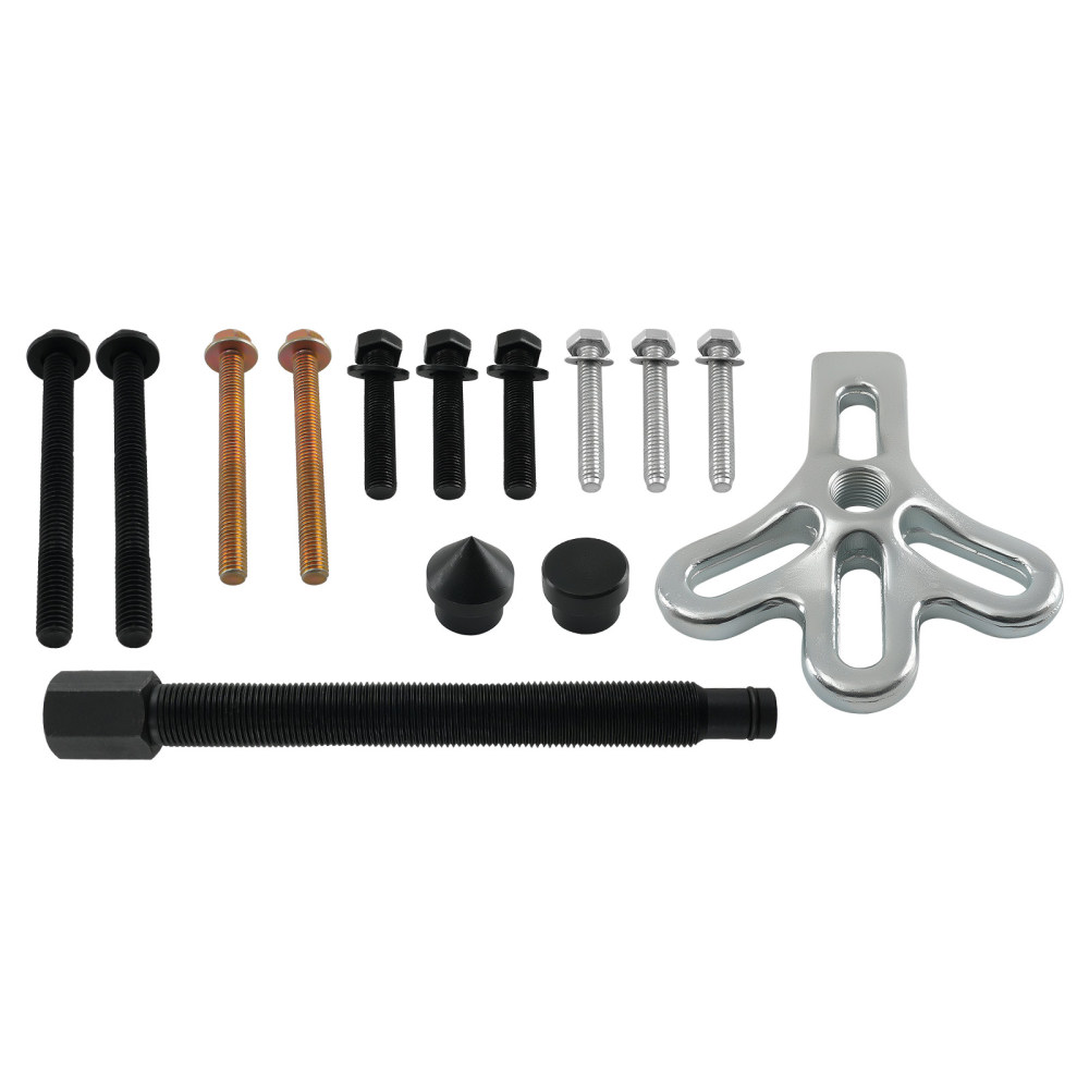 13pc Engine Harmonic Balancer Puller for Gear Pulleys Carbon Steel Tool Kit