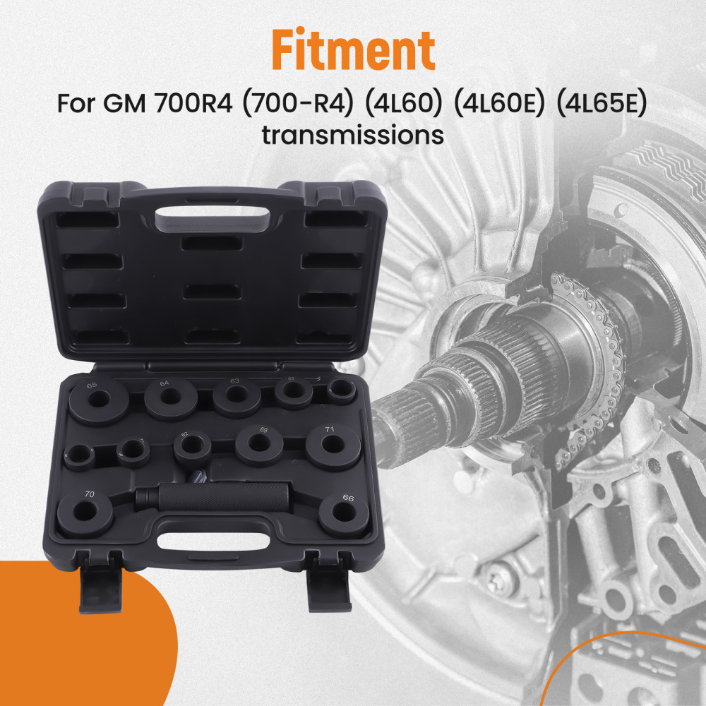 T-0220-700R4 Transmission Bushing Driver Kit compatible for GM 700-R4 4L60 4l60E 4L65E 13pc