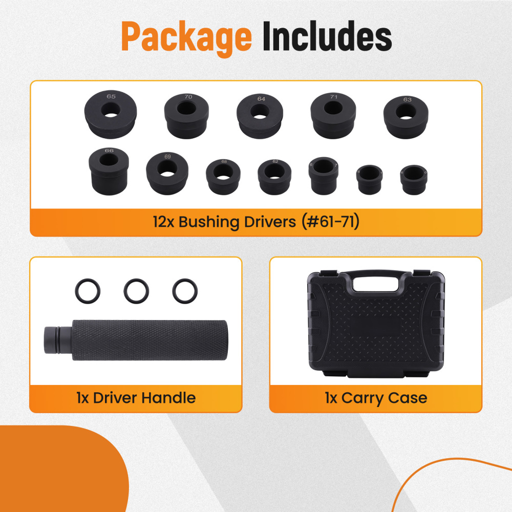 T-0220-700R4 Transmission Bushing Driver Kit compatible for GM 700-R4 4L60 4l60E 4L65E 13pc