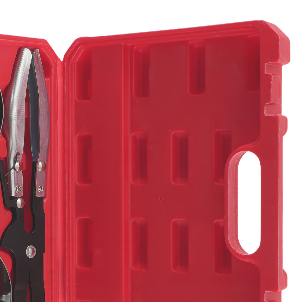 7-Piece Piston Ring Compressor 73-111mm for Car Engine Service Ratchet Set