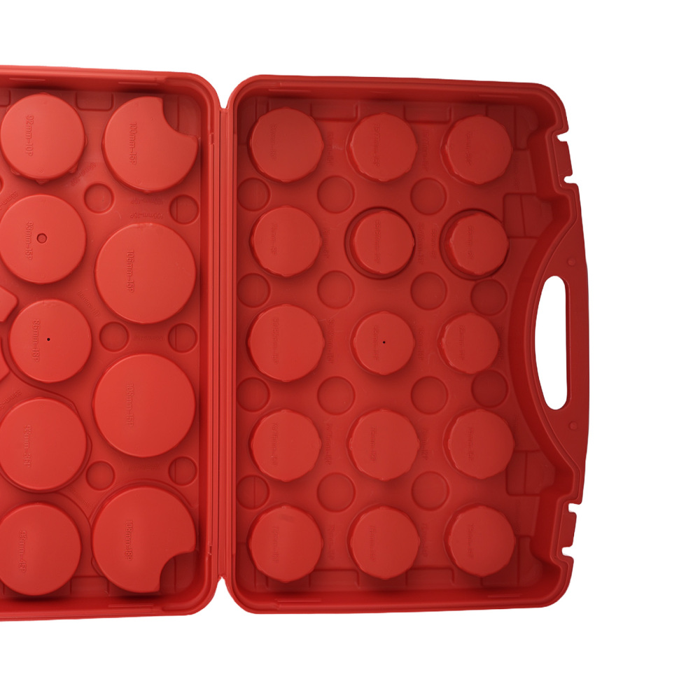 30 Piece Oil Filter Socket Set for Automotive Car Service Tool Kit w/ Compatible for Case