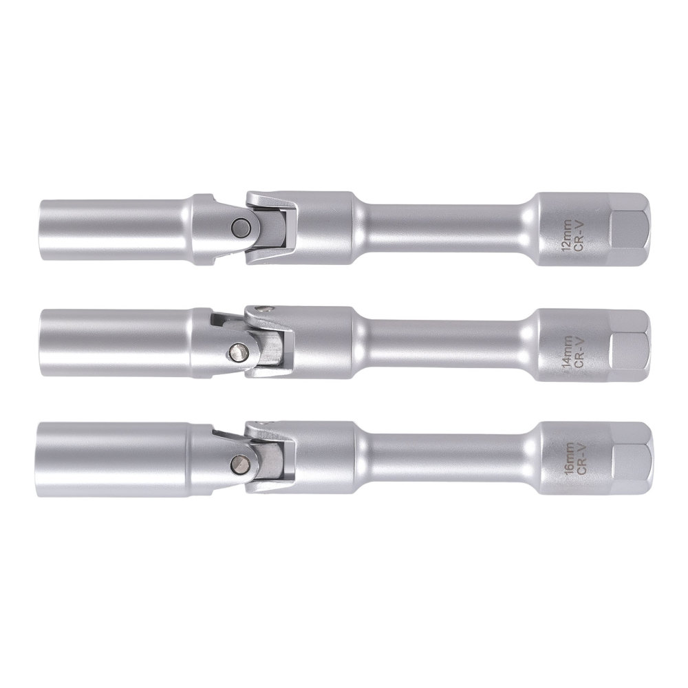 6PCS 180° Socket Set 8-16mm compatible for Mercedes-Benz BMW Fiat Ford 3/8 Drive 6pc