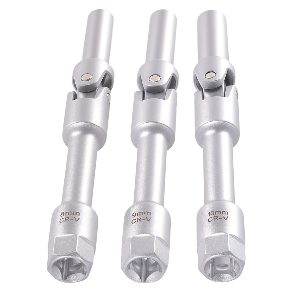6PCS 180° Socket Set 8-16mm compatible for Mercedes-Benz BMW Fiat Ford 3/8 Drive 6pc