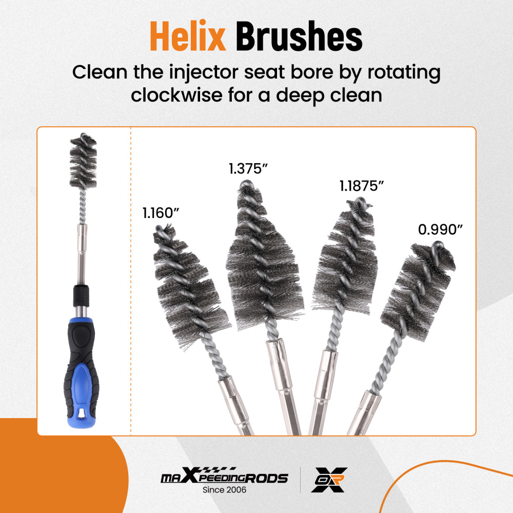 Stainless Steel Diesel Engine Cleaning Kit Professional Injector Tool Set