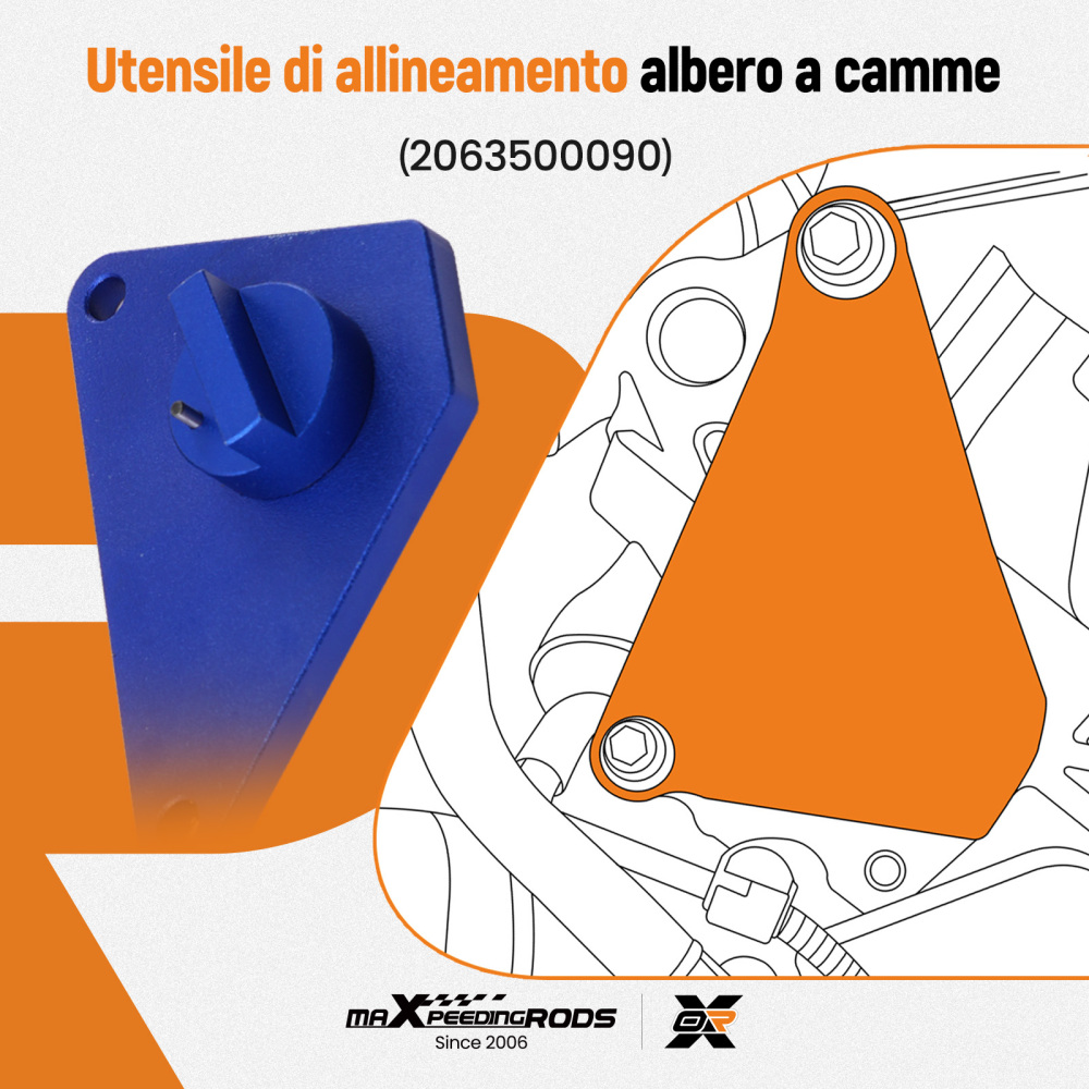 Attrezzo Albero Camme compatibile per Fiat/Jeep 1.0L 1.3L Benzina 2064000090