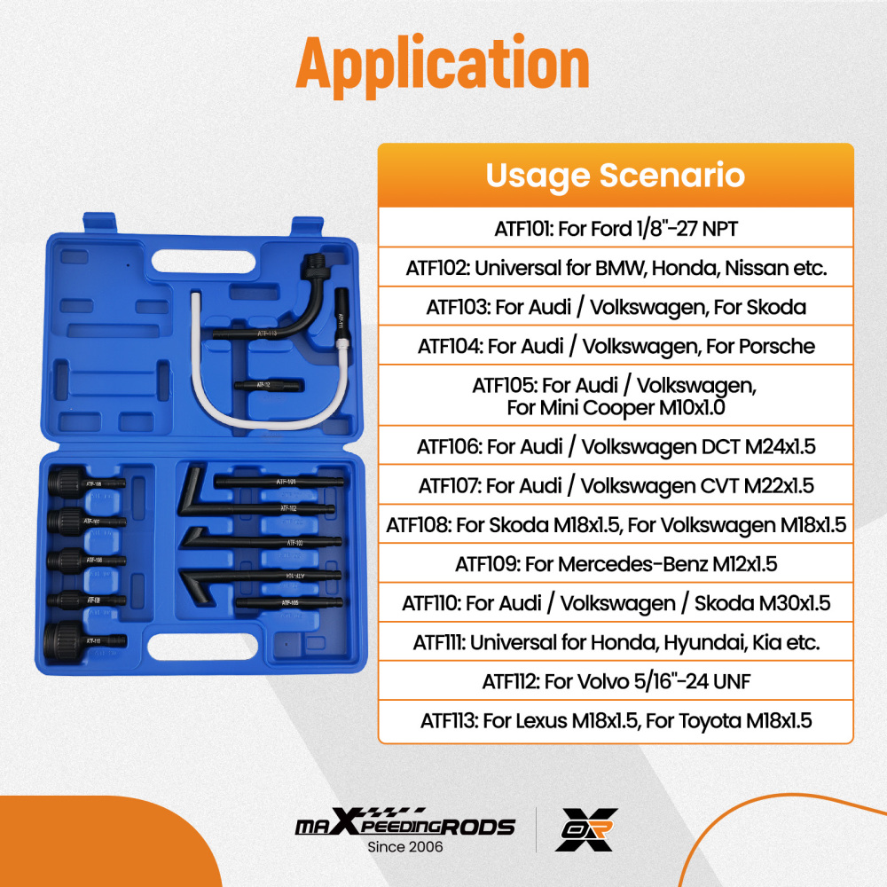 8L ATF Oil Extractor Dispenser Fluid Transfer Tool with Adapters 43PSIPressure