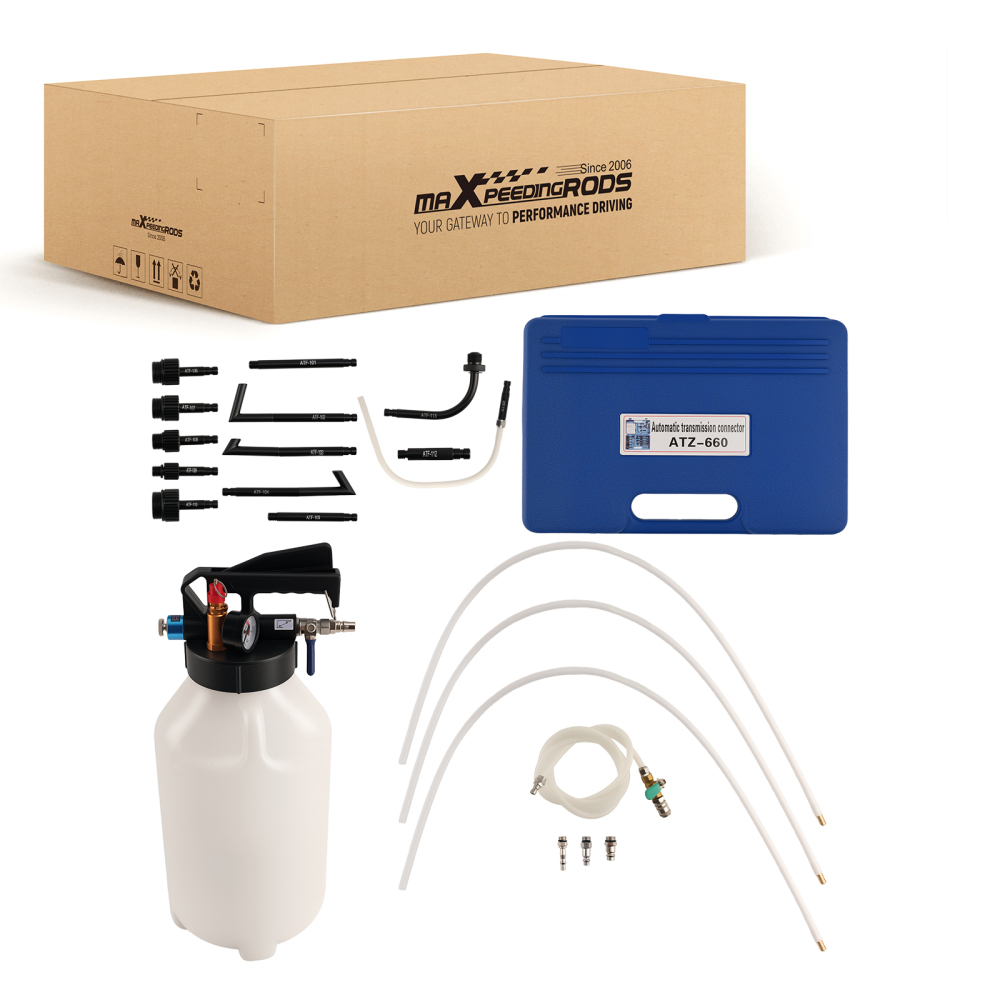 8L ATF Engine Fluid System Professional Tool with 14 AdaptersSafety Valve