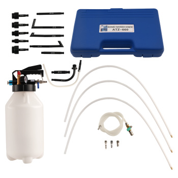 8L ATF Oil Extractor Dispenser Fluid Transfer Tool with Adapters 43PSIPressure