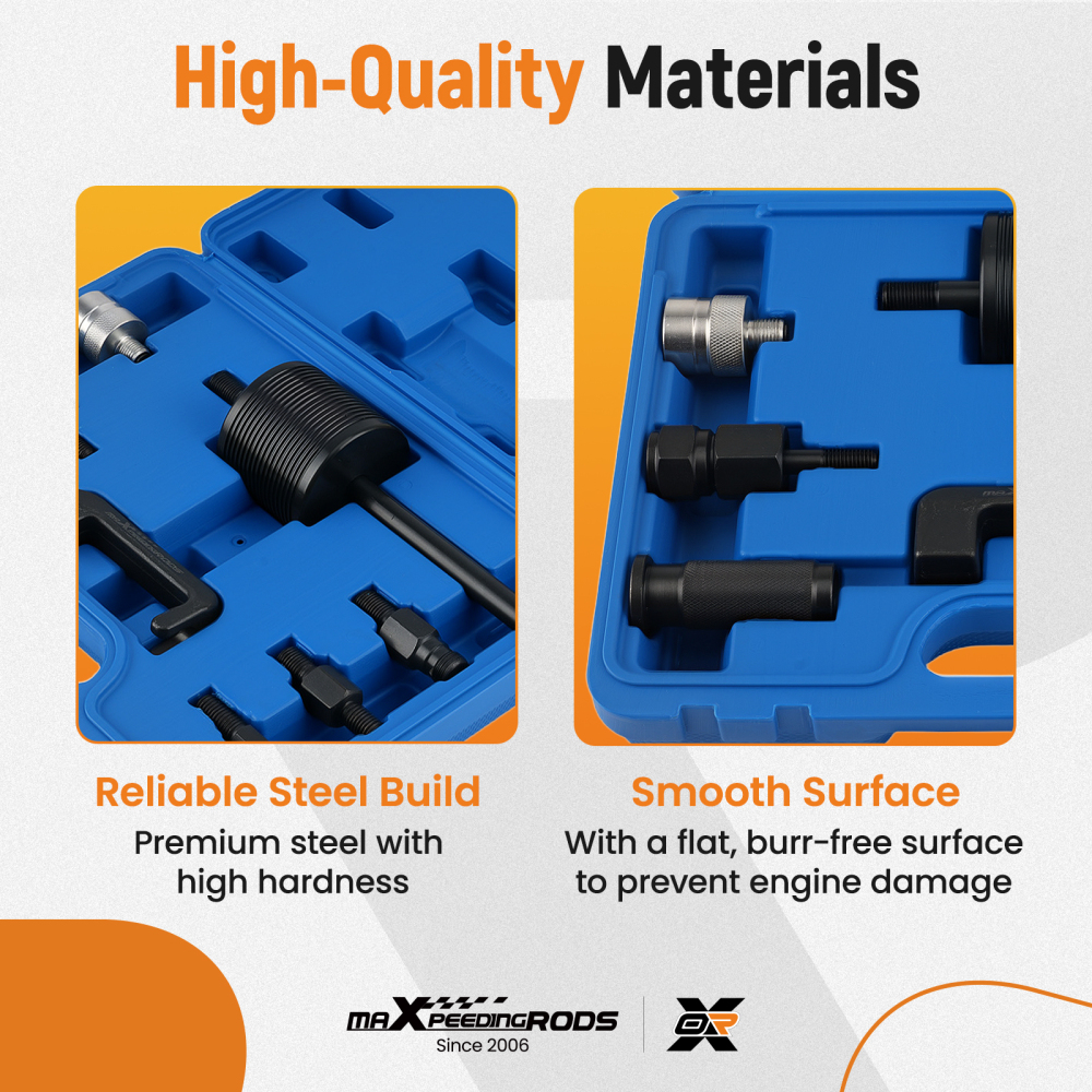 8PC Injector Removal Tool Set compatible for Mercedes Benz CDI 611 612 613 646 647 648