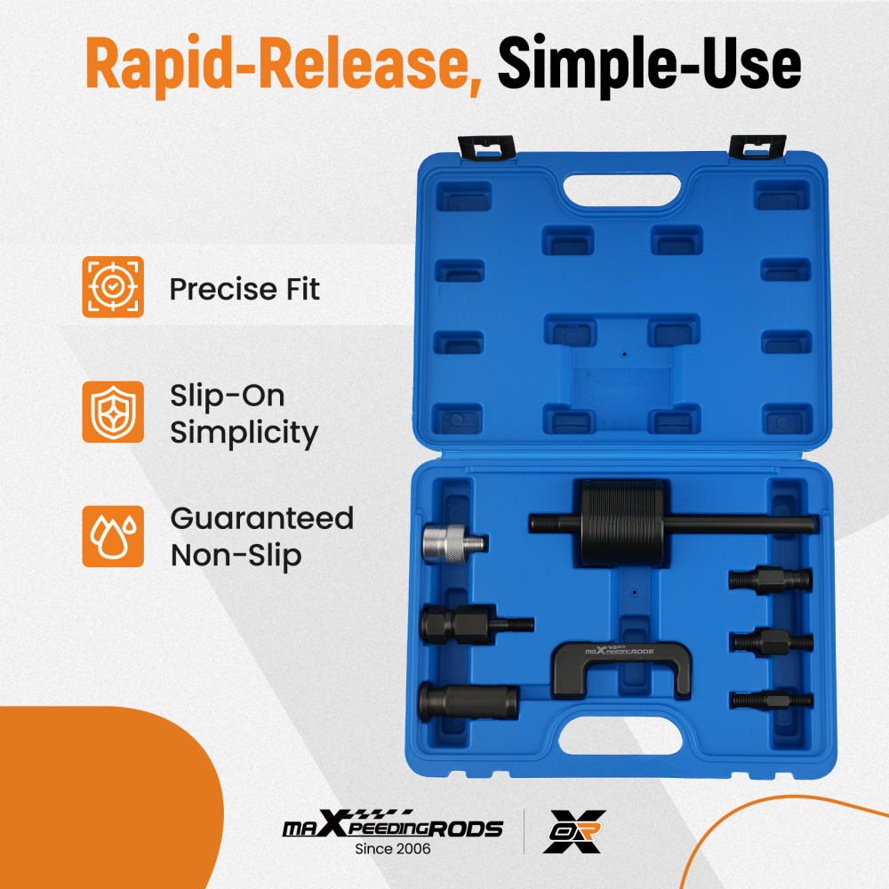 8PC Injector Removal Tool Set compatible for Mercedes Benz CDI 611 612 613 646 647 648