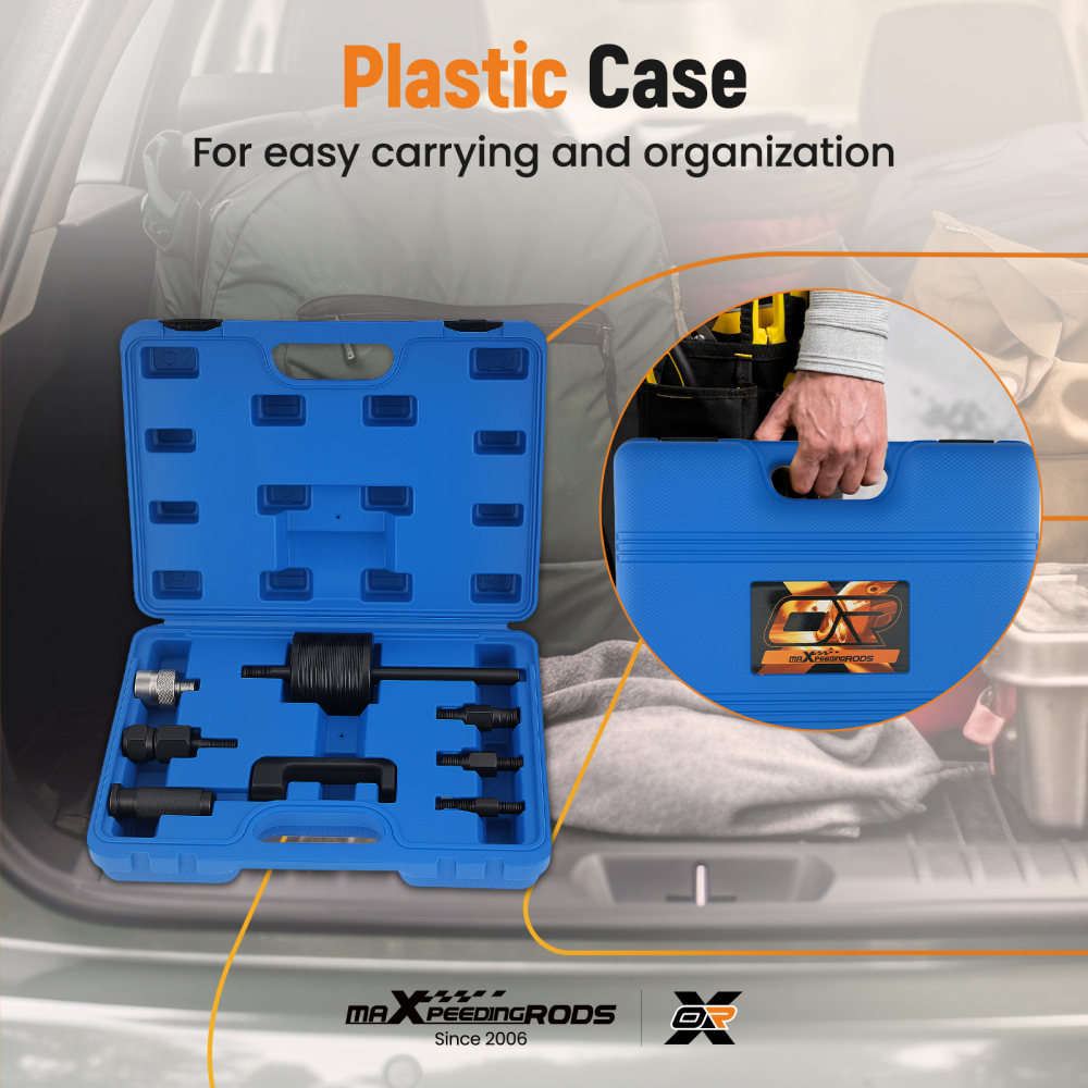 8PC Injector Removal Tool Set compatible for Mercedes Benz CDI 611 612 613 646 647 648