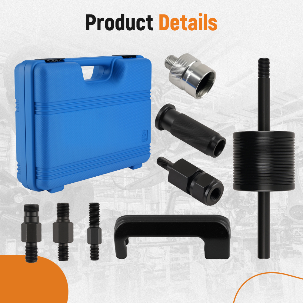 8PC Injector Removal Tool Set compatible for Mercedes Benz CDI 611 612 613 646 647 648