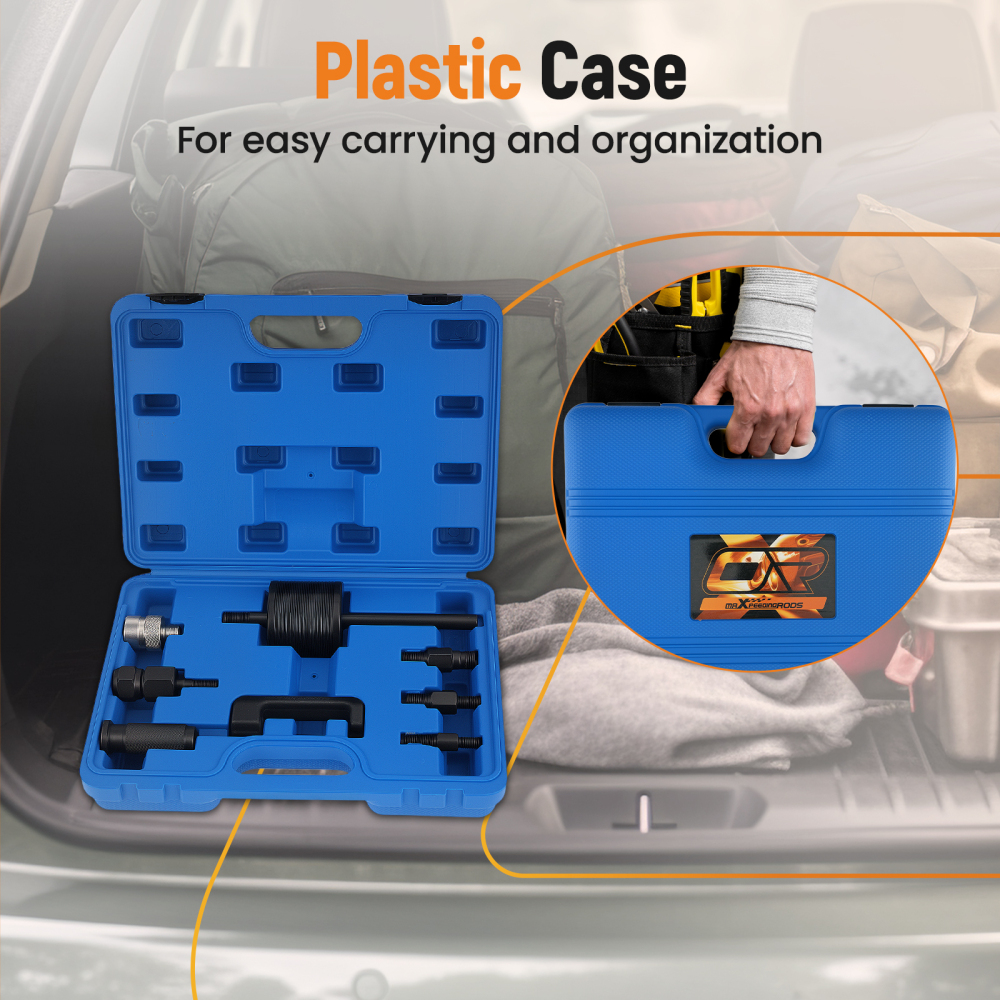 8PC Injector Removal Tool Set compatible for Mercedes Benz CDI 611 612 613 646 647 648