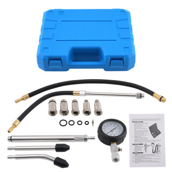 Kit Compressione for Motori Diesel Benzina 20Bar Manometro 5 Filetti M10-M18