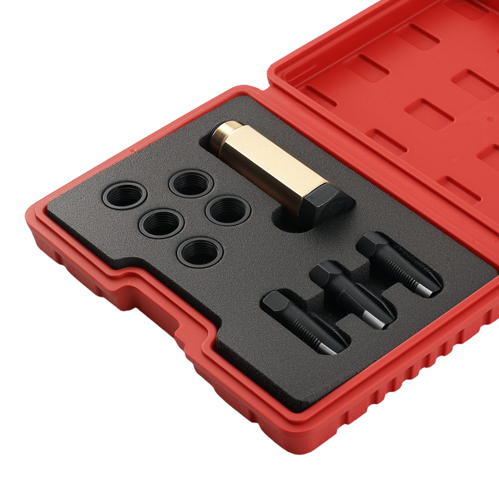 Carbon Steel O2 Sensor Thread Repair Kit M18 M20 with 5 Inserts