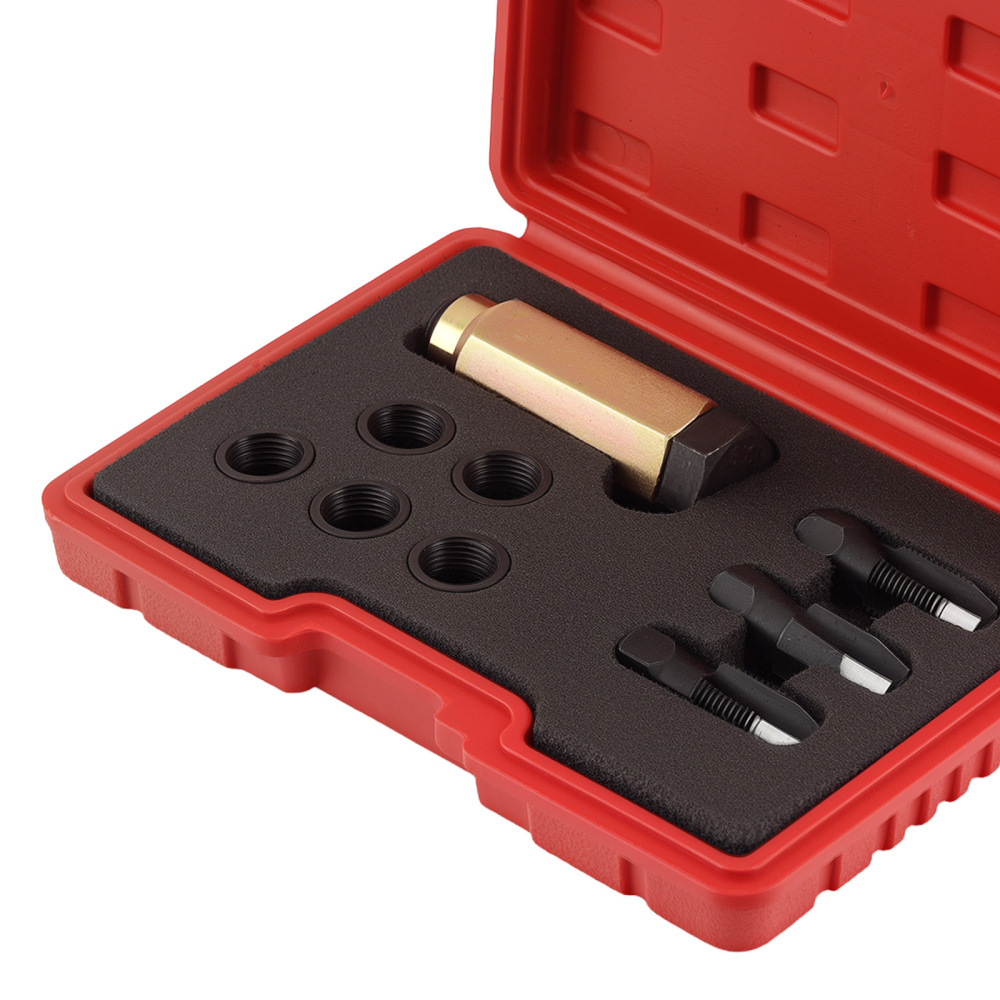 Carbon Steel O2 Sensor Thread Repair Kit M18 M20 with 5 Inserts