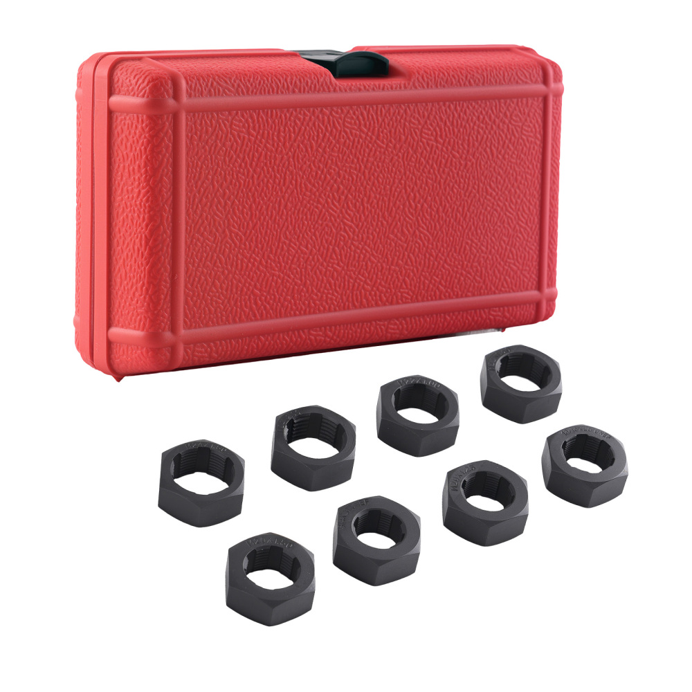 8pc Axle Rethreading Tool compatible for FWD Cars M24X1.5 M24X2.0 M22X1.0 M20X1.5 Die Set